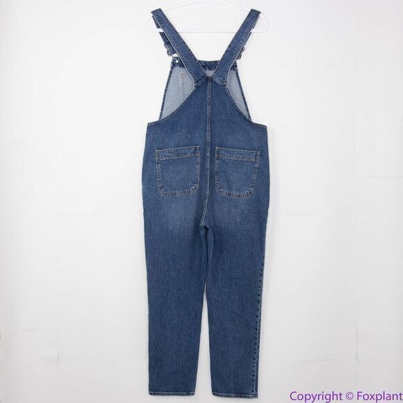 NEW J Crew‎ Classic overalls in all-day stretch, Broken In Coastline Bl, M - Picture 6 of 16